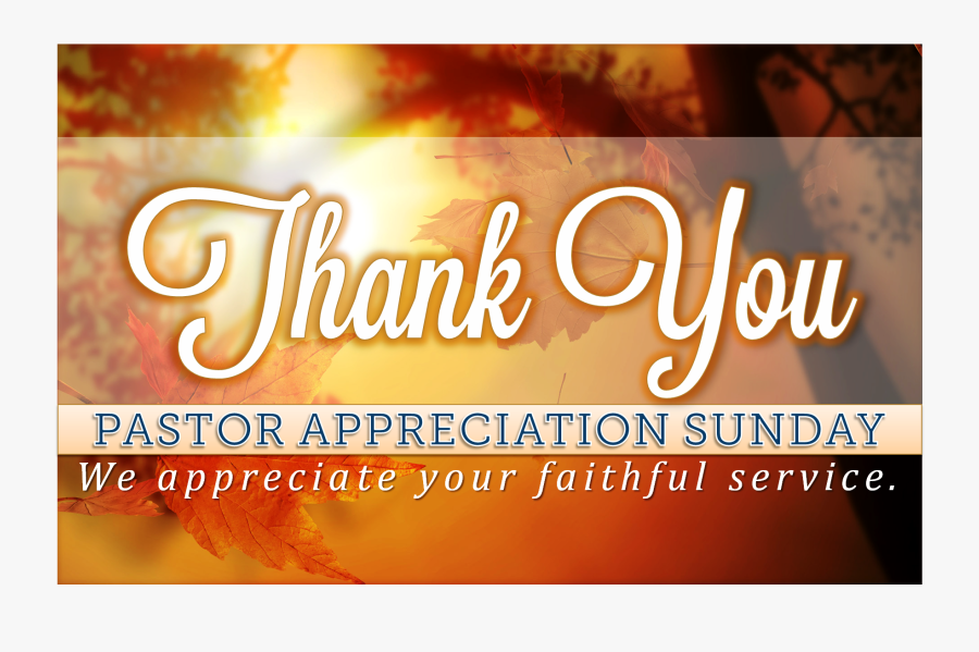Clip Art Pastor Appreciation Banner - Pastor Appreciation Slide, Transparent Clipart