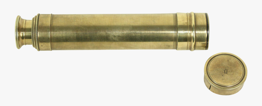 Clip Art Brass Or Telescope Sections - Brass, Transparent Clipart
