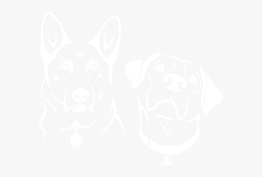 German Shepherd Draw A Puppy And Trial Black And White, Transparent Clipart