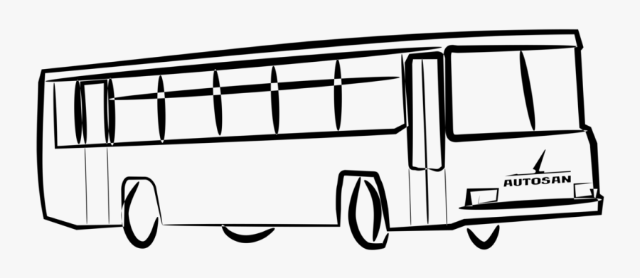 Line Art,angle,area - School Bus Drawing Png, Transparent Clipart