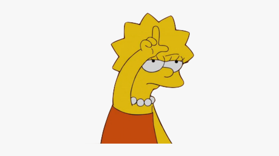 Lisa Simpson Loser, Transparent Clipart