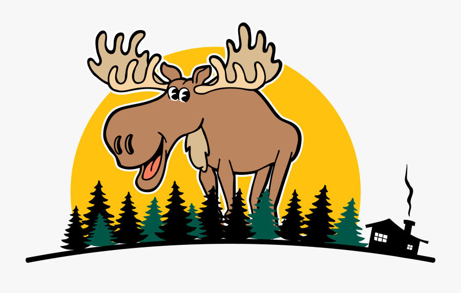 Tracks Greenville Watching Tours - Cartoon Moose, Transparent Clipart