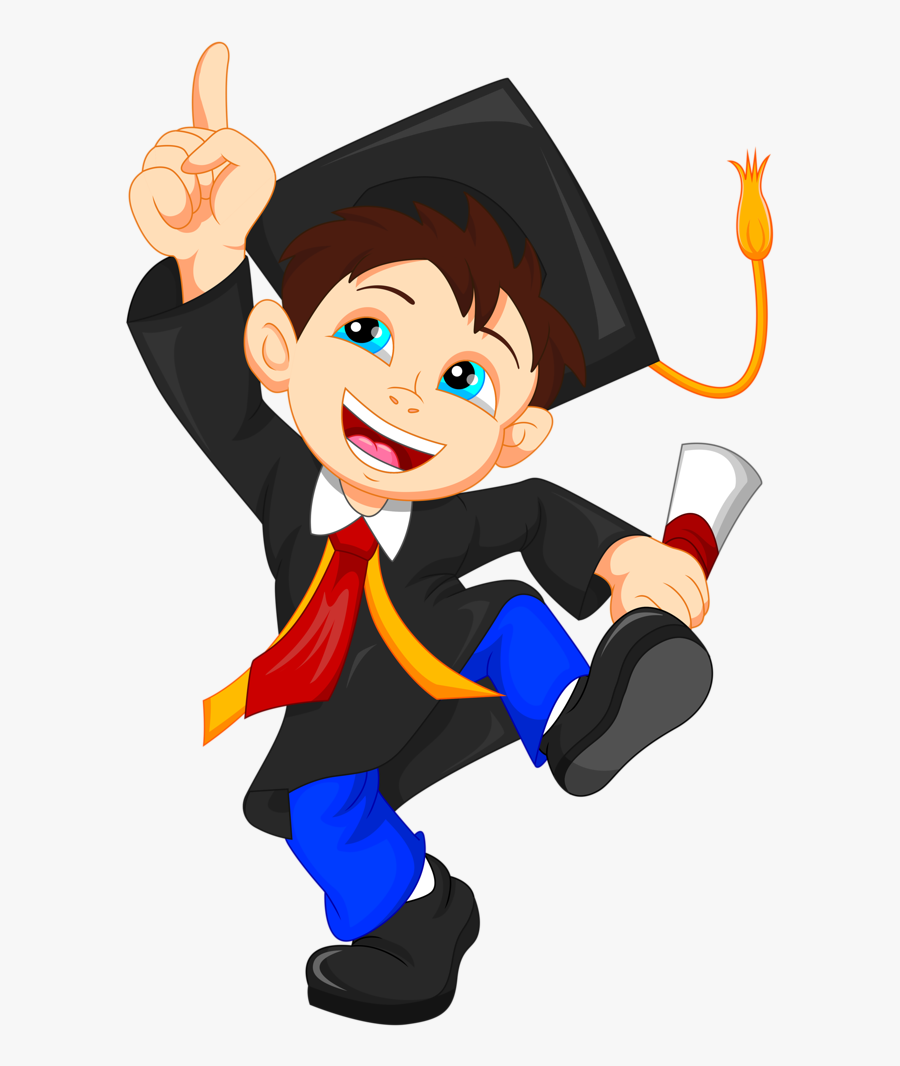 Kind Clipart Graduation - Graduate Kids Png , Free Transparent Clipart