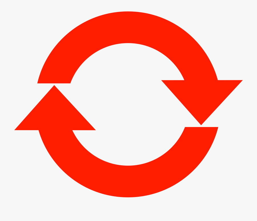 Refresh Icon, Simple - Red Circle Arrow Png, Transparent Clipart