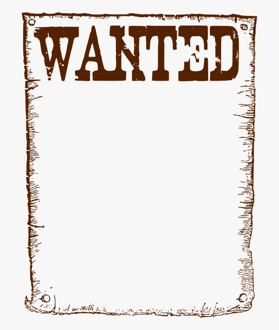 Wanted Poster Clipart Clipart - Poster, Transparent Clipart
