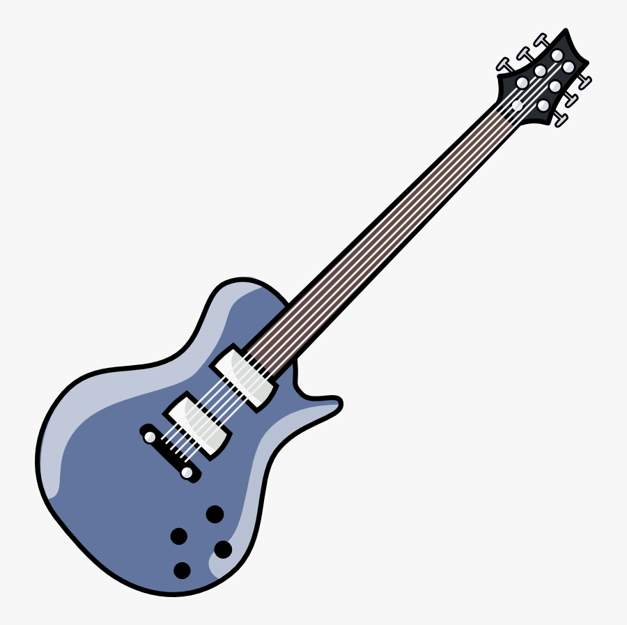 Bass Guitar Electric Guitar Clip Art Image - Guitarra Electrica Png, Transparent Clipart