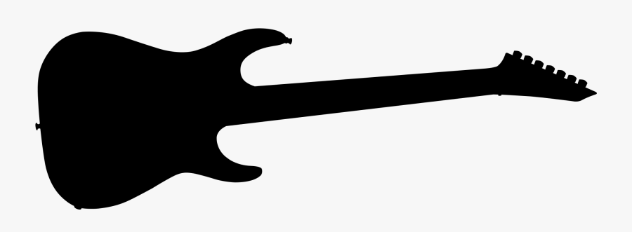 Guitar Clipart Floyd Rose - Electric Guitar Silhouette Png, Transparent Clipart