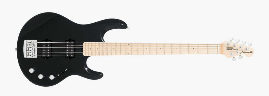 Silhouette Bass Guitar - Fender Bass Precision Black, Transparent Clipart