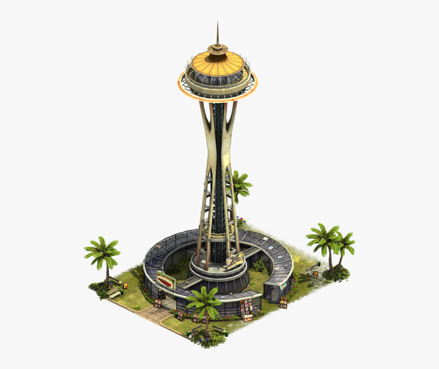 Transparent Space Needle Png - Space Needle Foe, Transparent Clipart