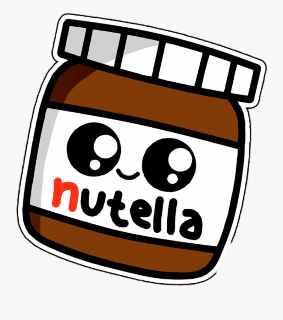 Popular And Trending Nutella Stickers On Picsart - Nutella Kawaii, Transparent Clipart