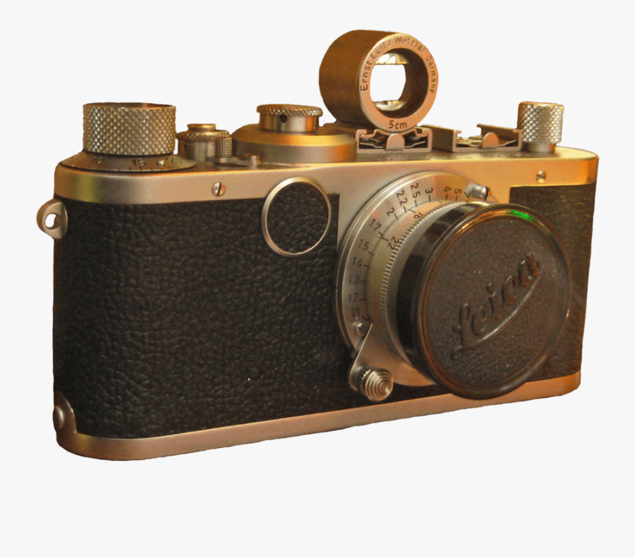 Vintage Leica Camera - Transparent Vintage Camera Png, Transparent Clipart