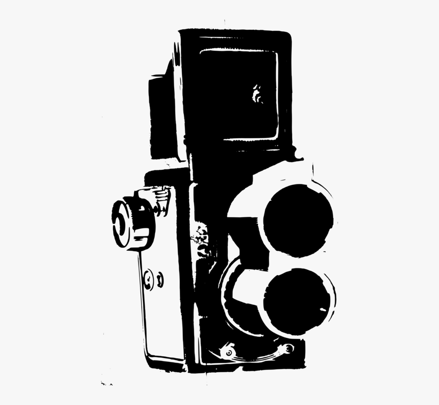 Street Art Graffiti Line Art - Vintage Camera Vector Png, Transparent Clipart