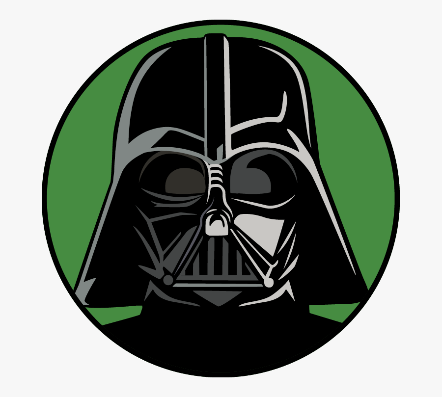 Star Wars Dejarik Clipart - Black And White Darth Vader Face, Transparent Clipart
