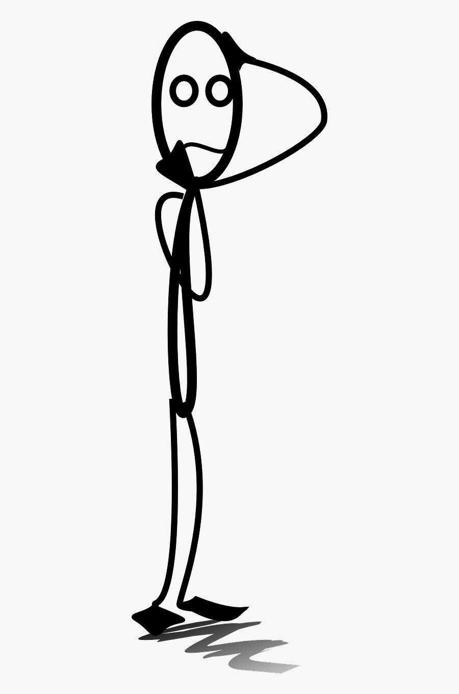 Transparent Stick Man Png - Stickman Png, Transparent Clipart