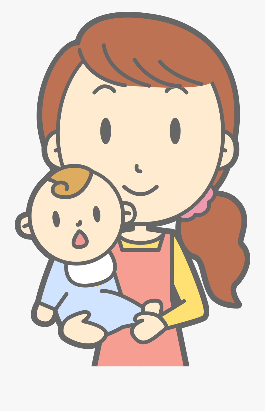 Image Library Stock And Baby Big Image - Mother With Baby Clipart, Transparent Clipart