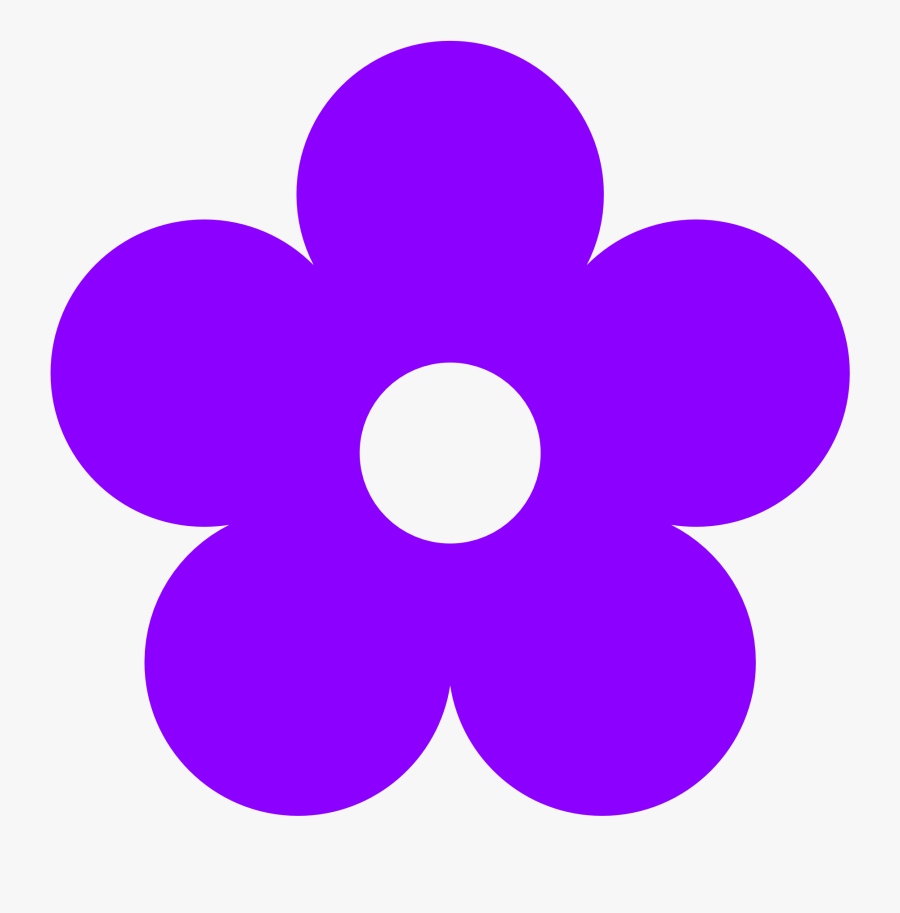 Violet Flower Clip Art - Purple Flower Clipart, Transparent Clipart
