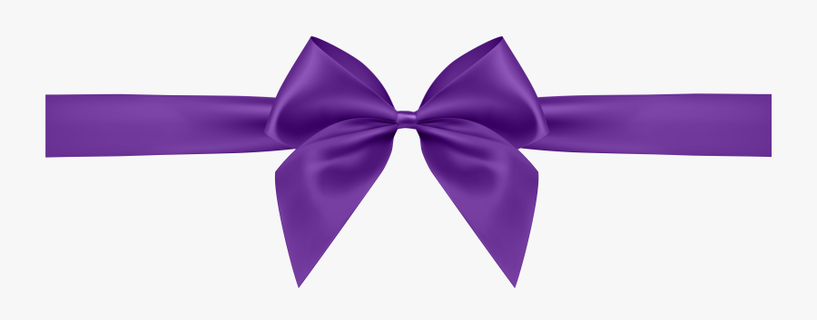 Transparent Bow Tie Clipart - Purple Bow Transparent Background , Free ...