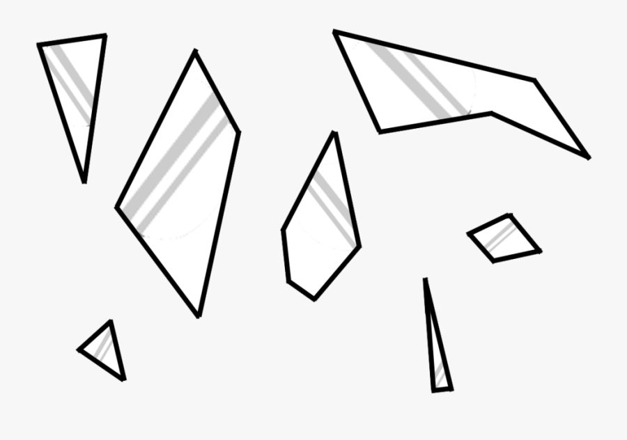 Collection Of Broken Glass Shards High Clipart , Png - Broken Glass Shards Drawing, Transparent Clipart