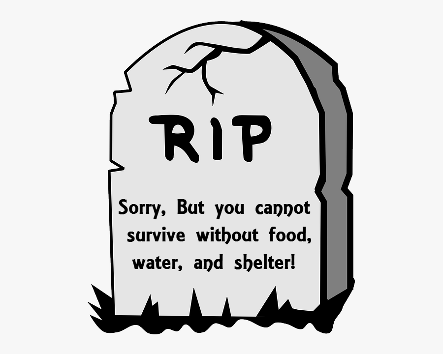 How To Survive Without Food, Water, Or Shelter - Pokemon Sun And Moon Death, Transparent Clipart