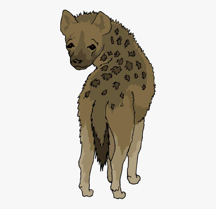 Easy Cute Hyena Drawings, Transparent Clipart