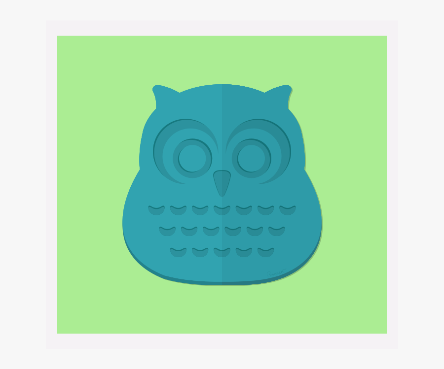 An Owl That Looks A Lot Like A Hippo - Owl, Transparent Clipart