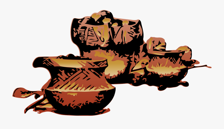 Transparent Ceramics Clipart - Clay Pots Clipart Png, Transparent Clipart