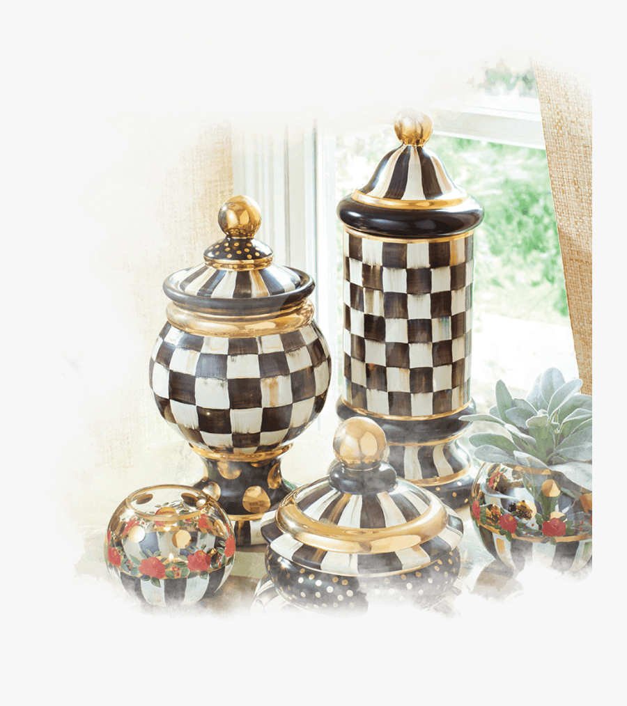 Vector Freeuse Stock Mackenzie Childs About Us - Mackenzie Childs Canisters, Transparent Clipart