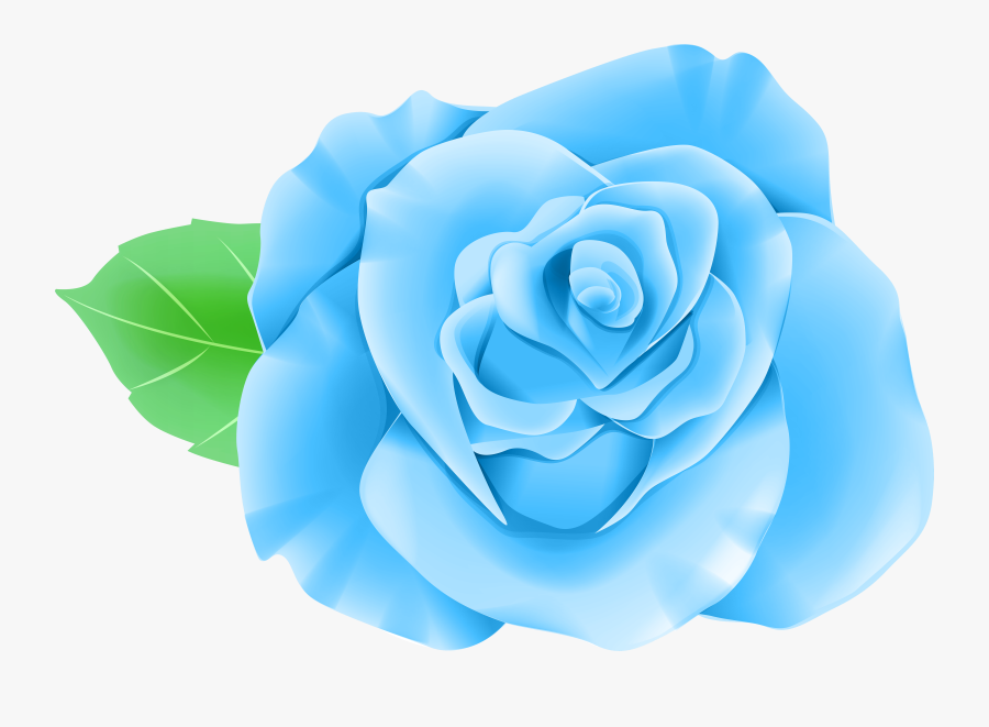 Transparent Blue Rose Clipart - Single Rose Flower Png, Transparent Clipart