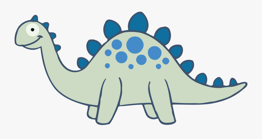 Cute Dinosaur Stegosaurus Clipart, Transparent Clipart