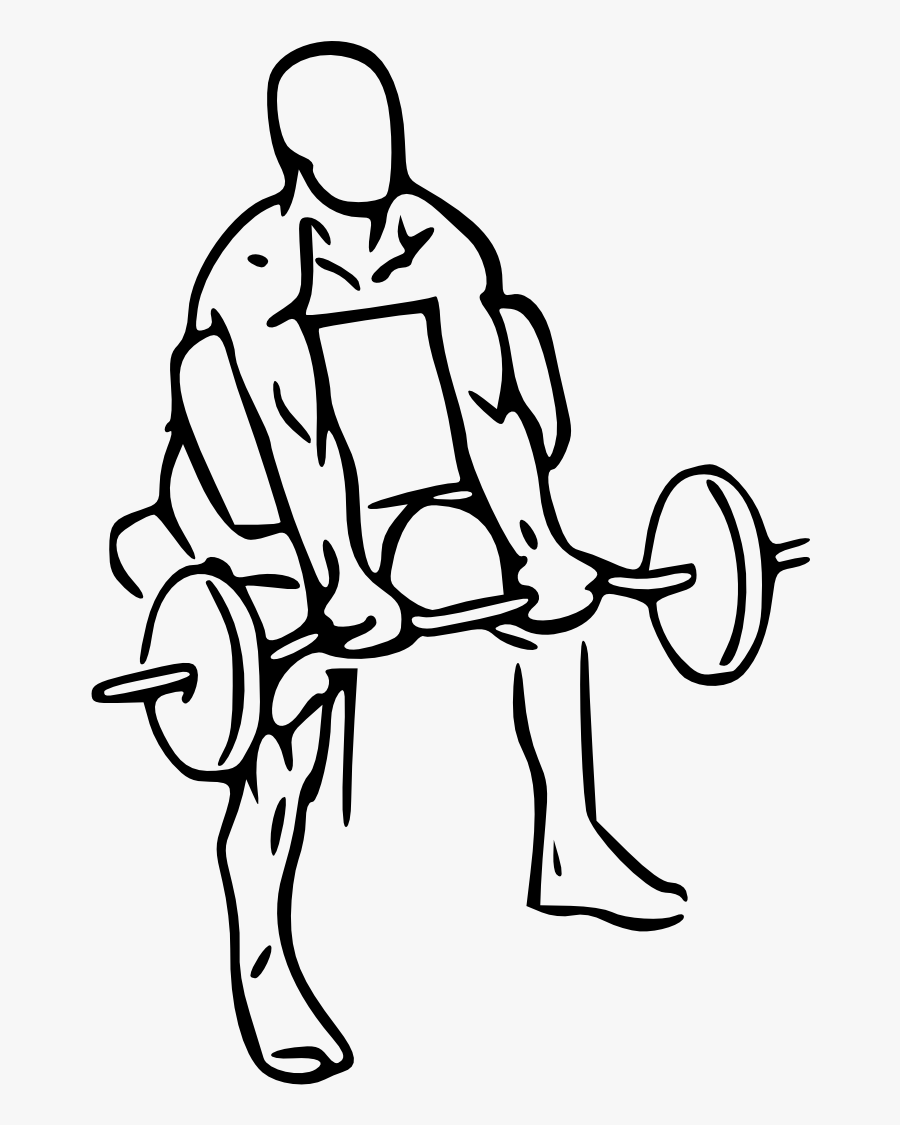 Drawing Female Huge - Preacher Curls Drawing, Transparent Clipart