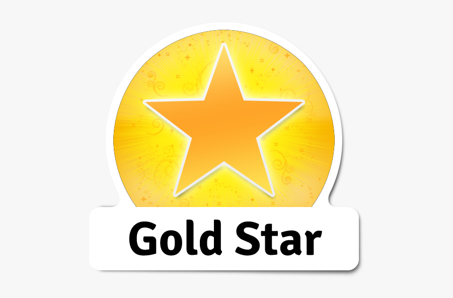 Gold Star - Staedion, Transparent Clipart