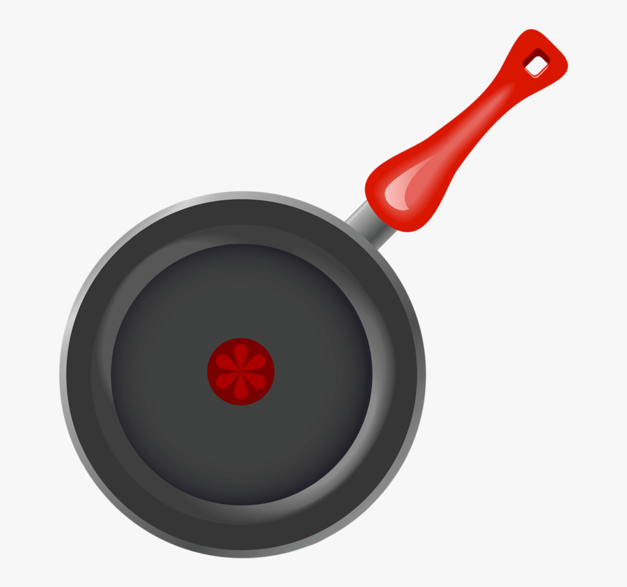 Kitchen Clipart Pans - Cartoon Frying Pan Png, Transparent Clipart