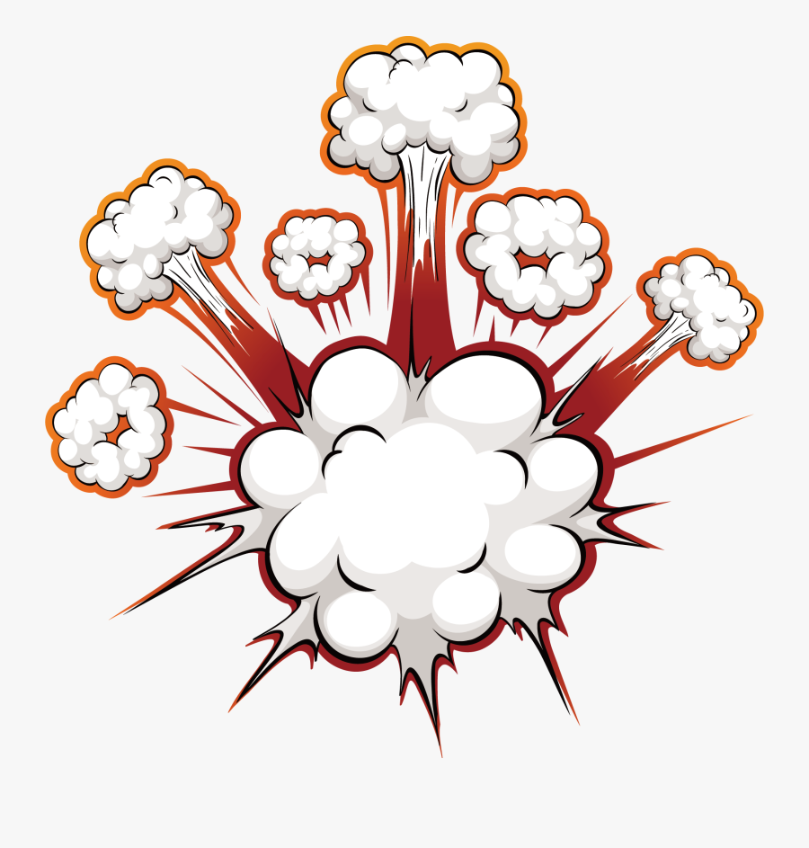 Explosion Clipart Explosion Effect - Explosion Comic Png, Transparent Clipart