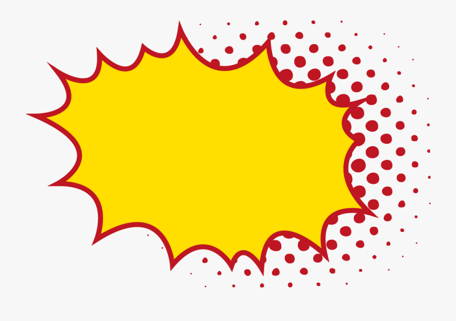 Explosion Clipart Illustration - Pop Art Dots Png, Transparent Clipart