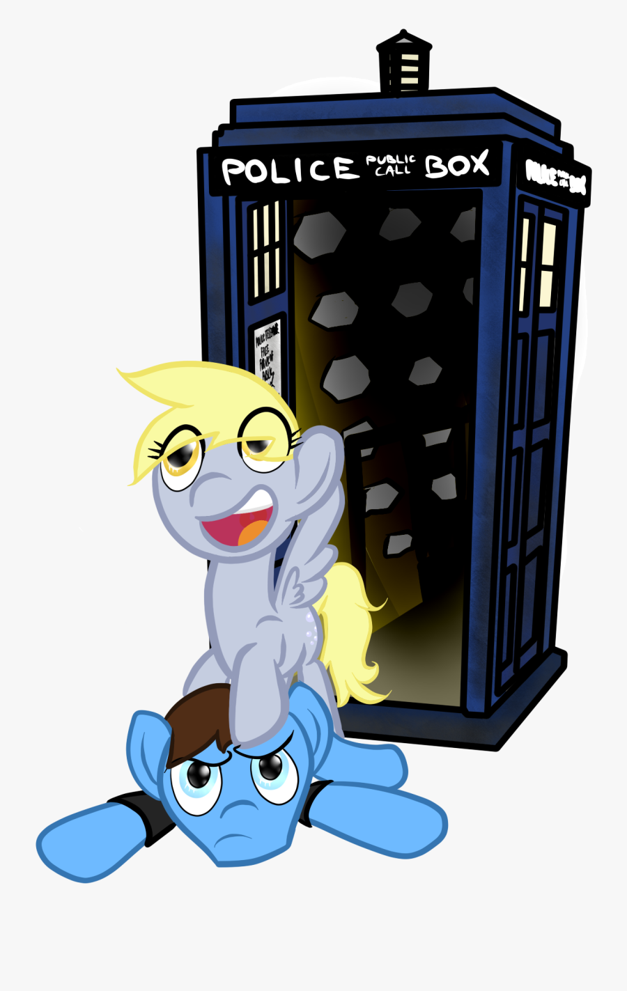 Niksiekins, Derpy Hooves, Doctorderpy, Doctor Who, - Cartoon, Transparent Clipart