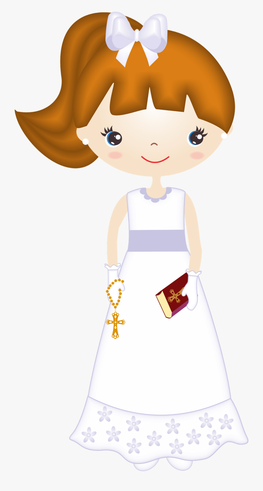 Transparent Umpire Clipart - Girls 1st Communion Png, Transparent Clipart