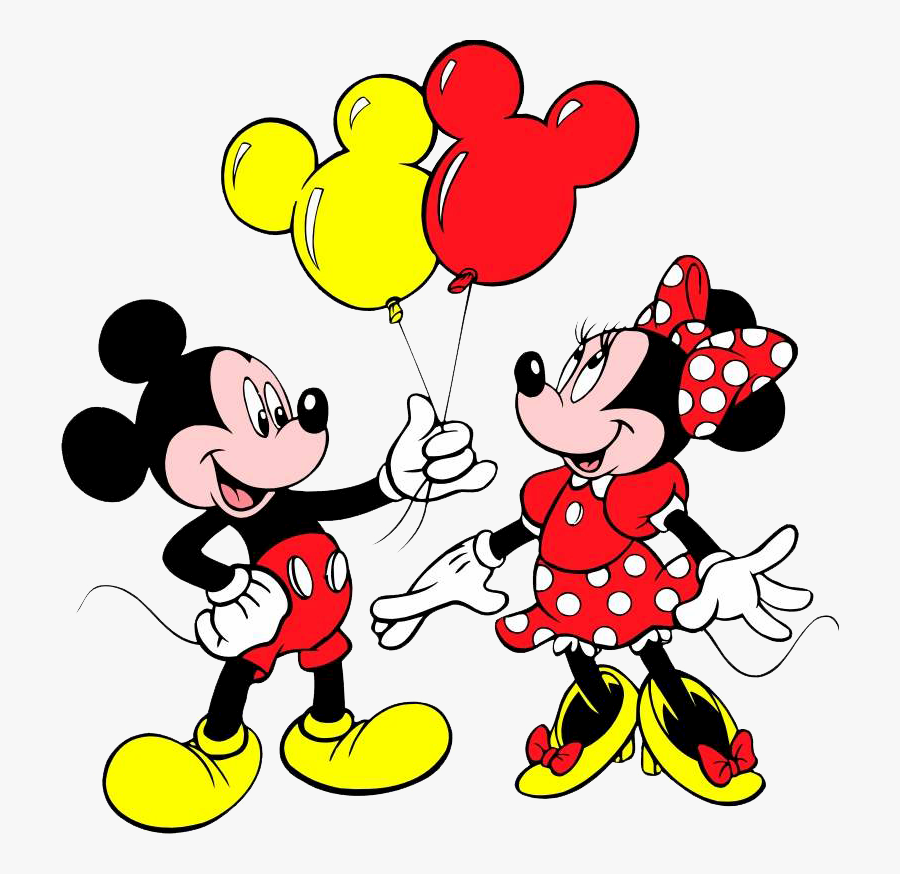 Mickey Mouse Balloons Who - Minnie E Mickey Mouse , Free Transparent