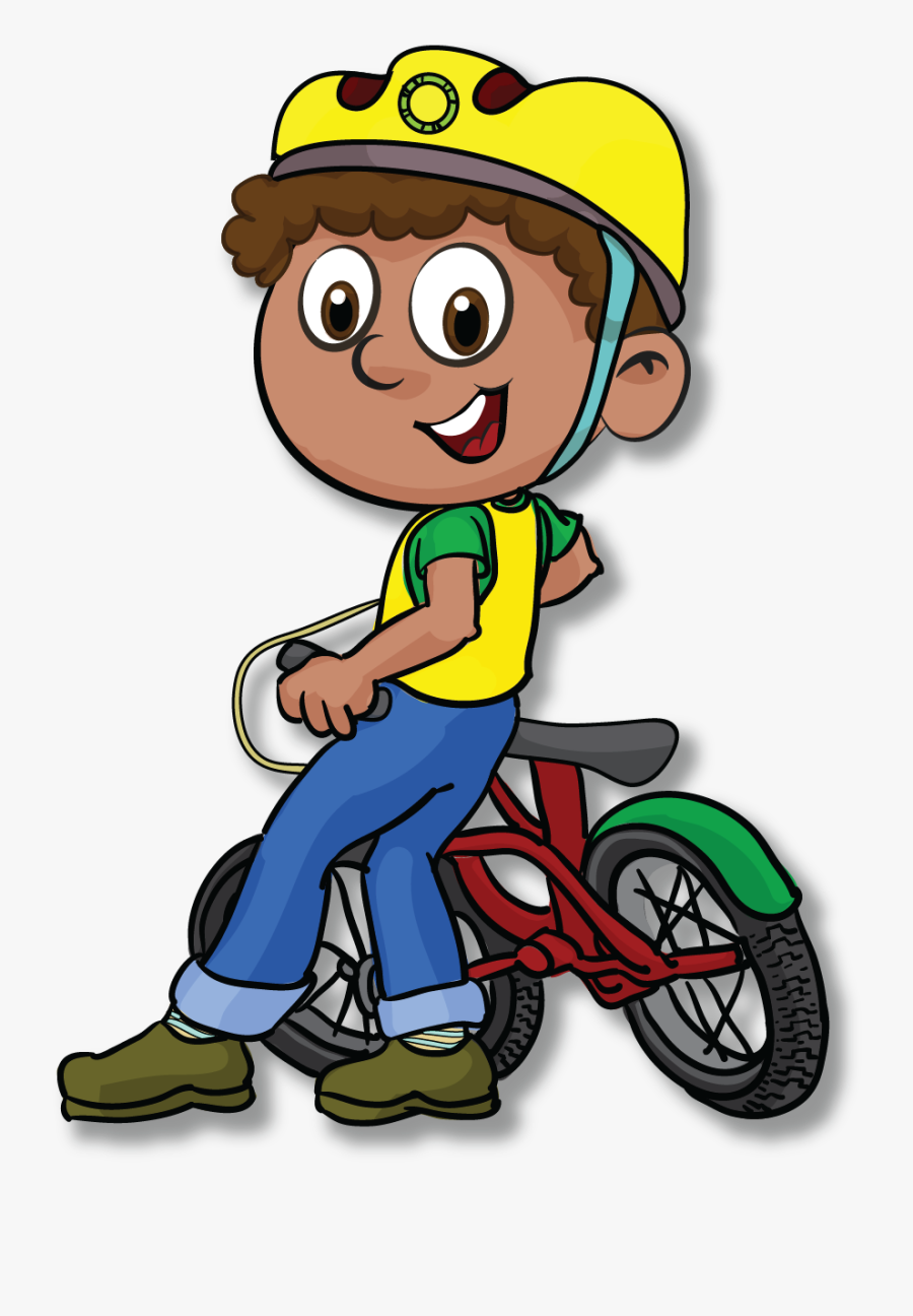 We"re Reaching Out To Kids, Their Schools, Their Whanau, - Kid Riding Bike Cartoon Png, Transparent Clipart