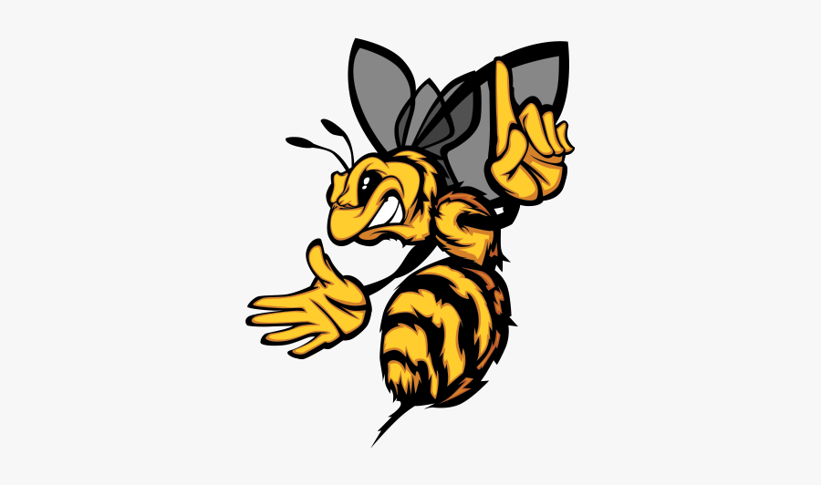 Printed Vinyl Bee Wasp - Cartoon Wasp, Transparent Clipart