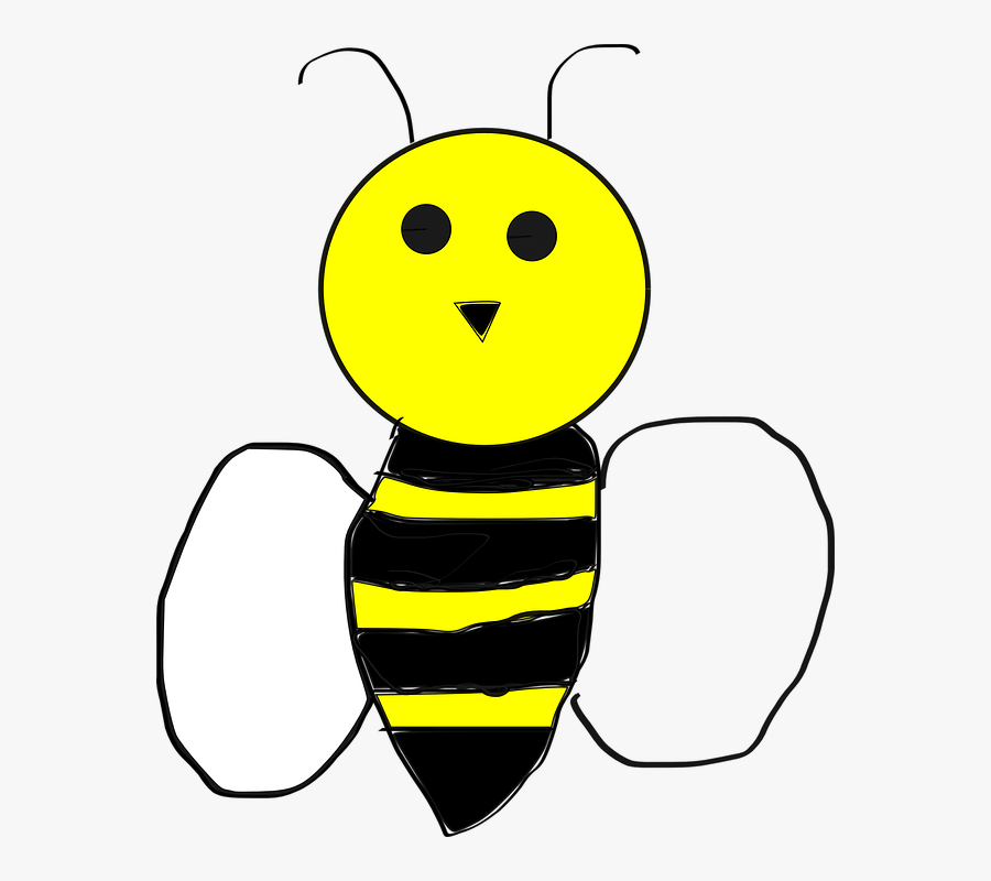 Bee, Bumblebee, Wasp - Humlebi Png, Transparent Clipart