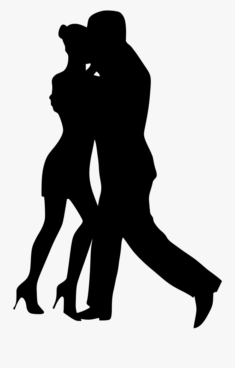 Clipart - Siluetas De Pareja Bailando , Free Transparent Clipart ...