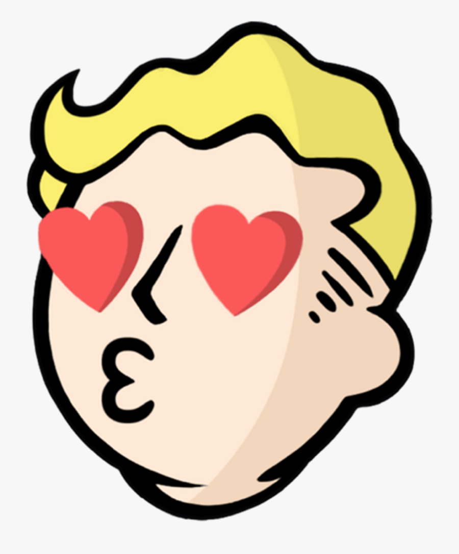 @officialstars 🍀👑↗ Fallout Love Funny Blonde Hearts - Fallout 76 Png, Transparent Clipart