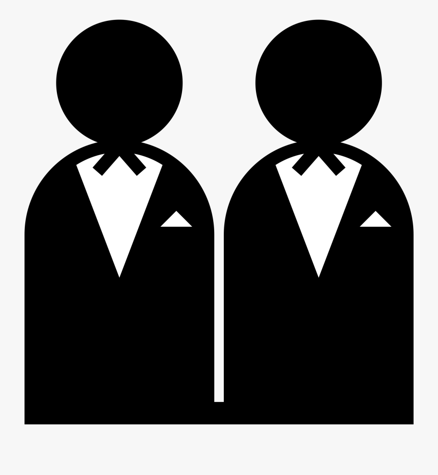 Clipart Wedding Groom - Bride And Groom Icons, Transparent Clipart