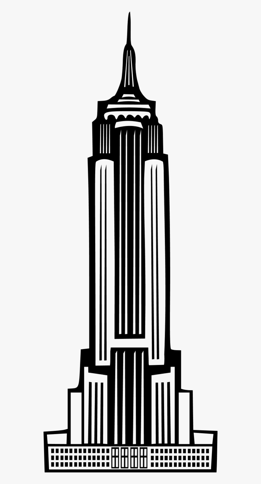 Empire Clipart Drawing Empire State Building Free Transparent Clipart Clipartkey