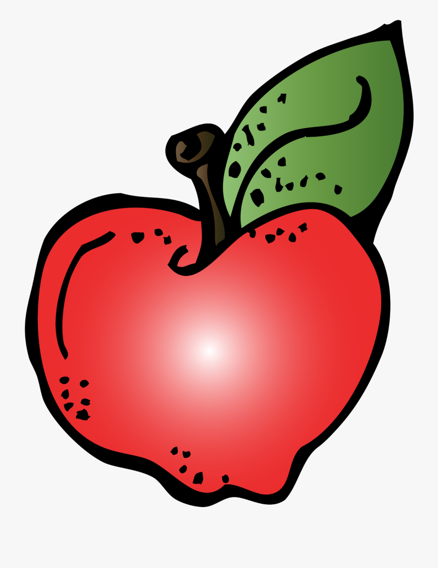 September Apple Clip Art, Transparent Clipart