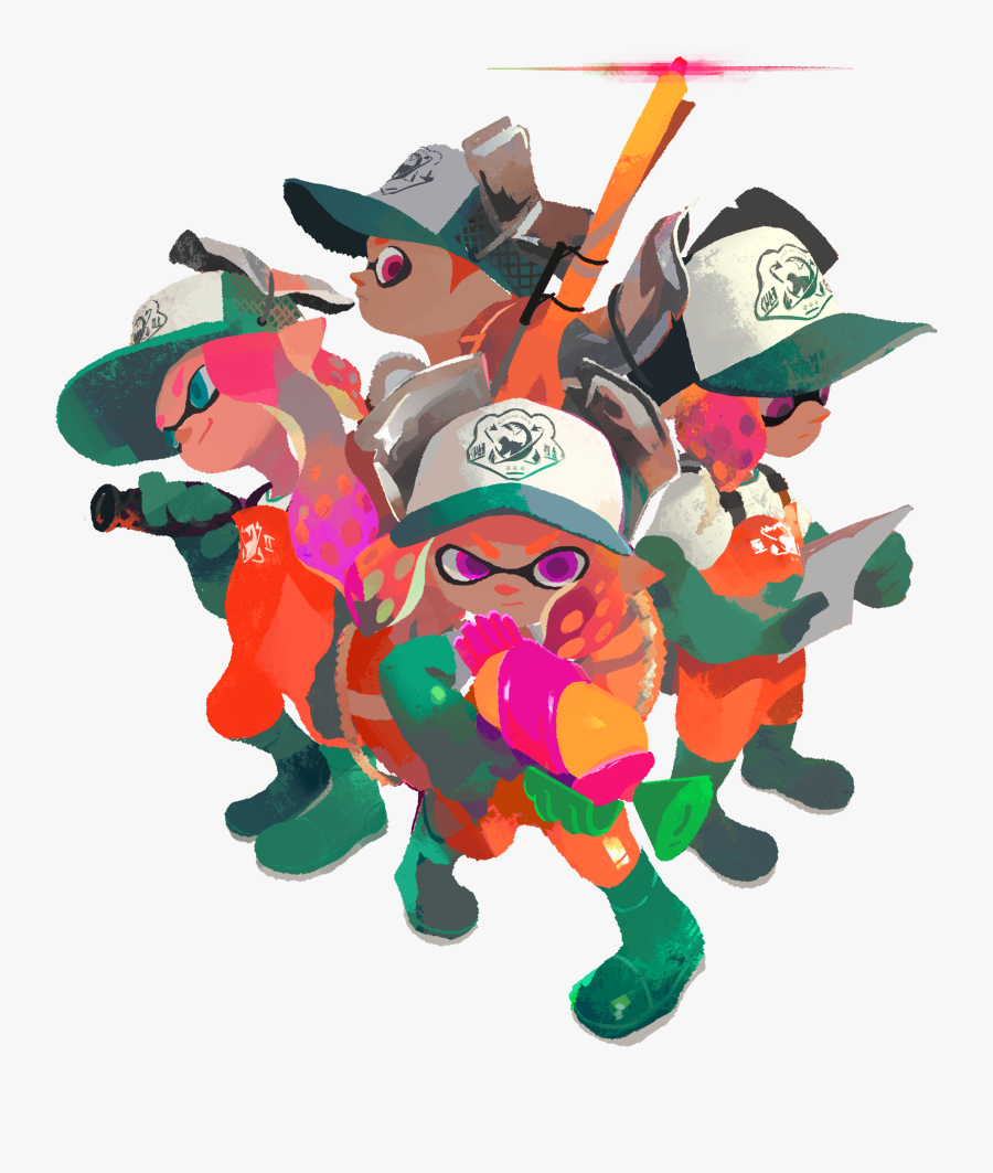 Splatoon 2 Set To Colour Your World Late This July - Splatoon 2 Salmon Run Inkling, Transparent Clipart