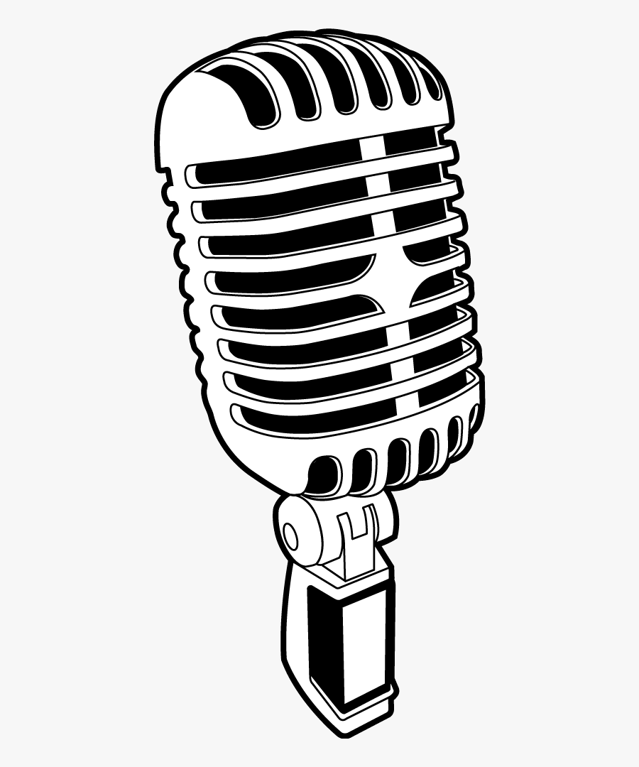 Download Vintage Microphone Vector Png , Free Transparent Clipart ...