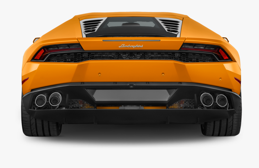 Lamborghini Huracan Back Png, Transparent Clipart