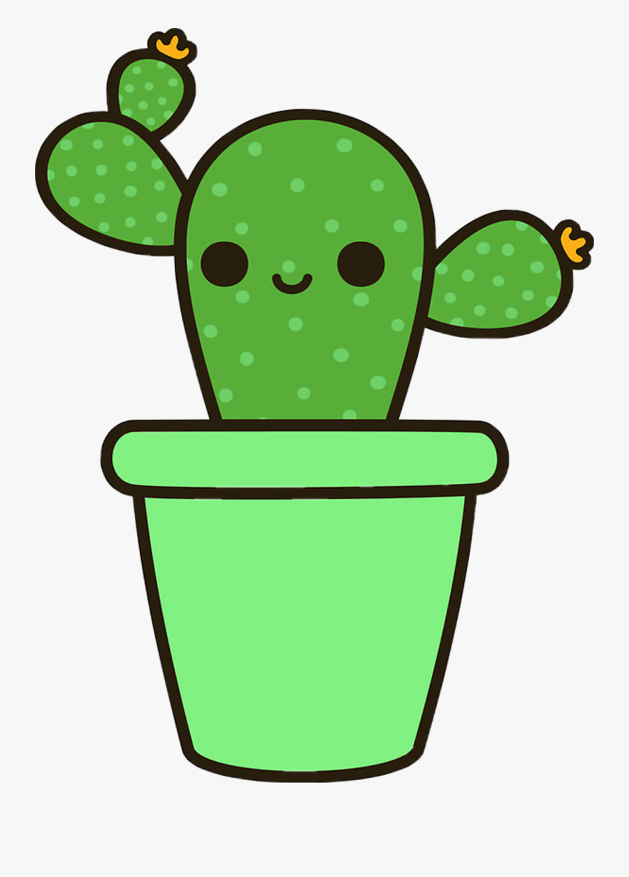Transparent Cute Png Tumblr - Cactus Cute, Transparent Clipart