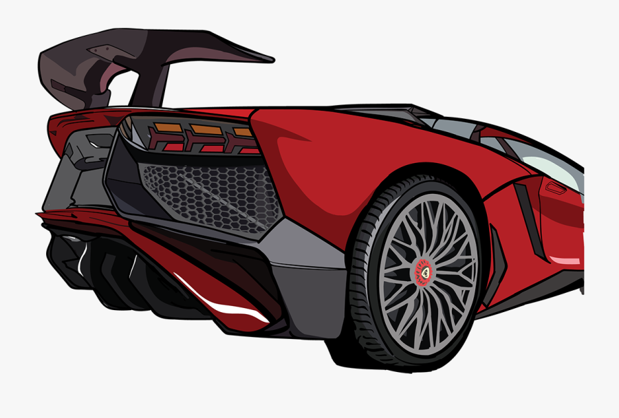 Clip Art Lamborghini Vector - Lamborghini Vector Png, Transparent Clipart